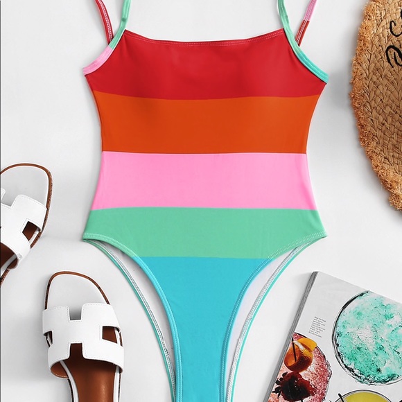Rainbow Swimsuit - Picture 2 of 2